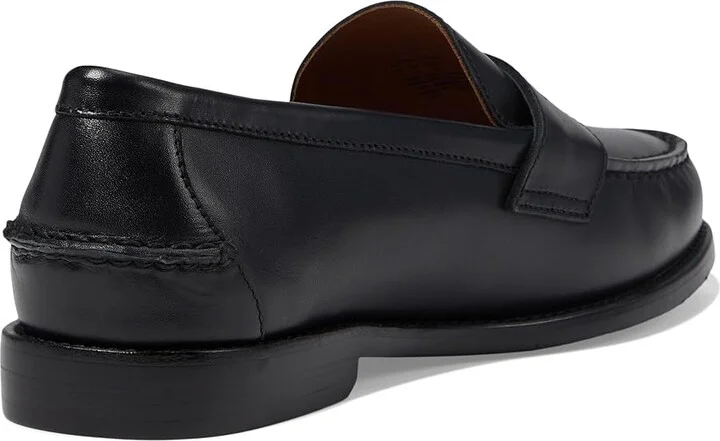 Polo Ralph Lauren Alston Penny Men's Shoes Black : 10 D - Medium, Leather - Image 4