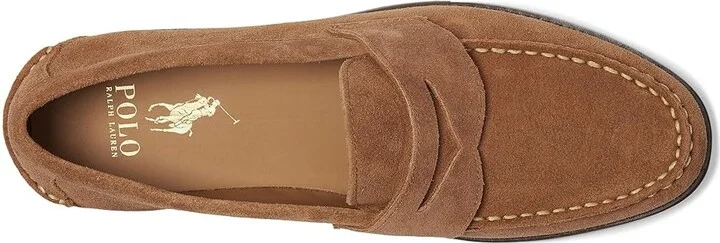 Polo Ralph Lauren Alston Penny Men's Shoes Teak : 8 D - Medium, Leather - Image 2