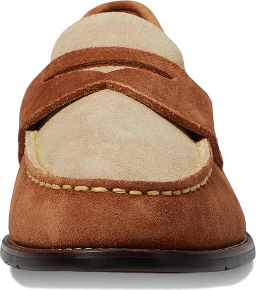 Polo Ralph Lauren Alston Penny Men's Shoes Teak/Bone : 7 D - Medium, Leather - Image 5
