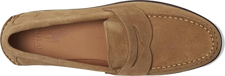 Polo Ralph Lauren Alston Suede Penny Loafer Men's Slip on Shoes Desert Tan : 7.5 D - Medium - Image 2