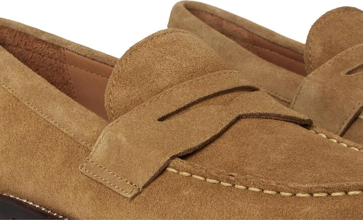 Polo Ralph Lauren Alston Suede Penny Loafer Men's Slip on Shoes Desert Tan : 7.5 D - Medium - Image 7