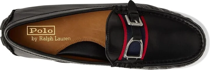 Polo Ralph Lauren Anders Leather Driver Men's Lace-up Boots Black : 9.5 D - Medium, Leather/Rubber - Image 2