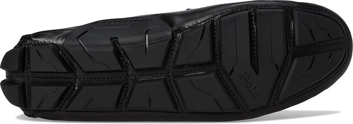 Polo Ralph Lauren Anders Leather Driver Men's Lace-up Boots Black : 9.5 D - Medium, Leather/Rubber - Image 3