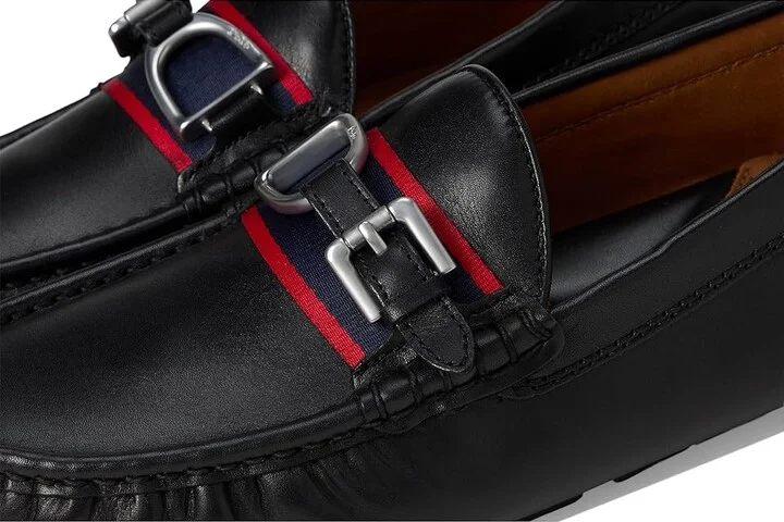 Polo Ralph Lauren Anders Leather Driver Men's Lace-up Boots Black : 9.5 D - Medium, Leather/Rubber - Image 6
