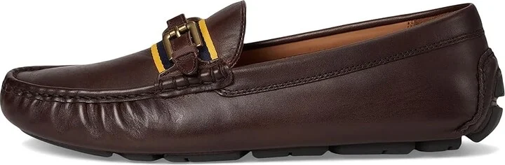 Polo Ralph Lauren Anders Leather Driver Men's Lace-up Boots Dark Brown : 7 D - Medium - Image 6