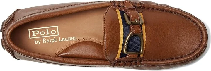 Polo Ralph Lauren Anders Leather Driver Men's Lace-up Boots Tan : 9.5 D - Medium - Image 2