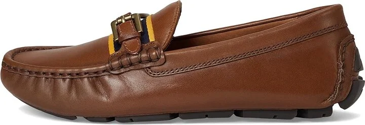 Polo Ralph Lauren Anders Leather Driver Men's Lace-up Boots Tan : 9.5 D - Medium - Image 6