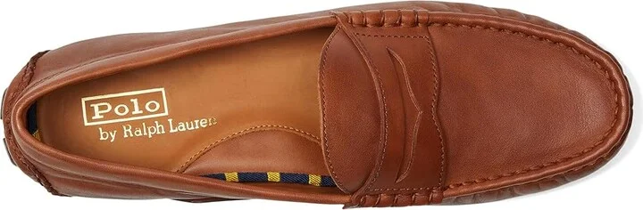 Polo Ralph Lauren Anders Penny Men's Shoes Brown : 10 D - Medium, Leather - Image 2