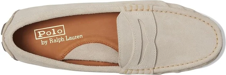 Polo Ralph Lauren Anders Penny Men's Shoes Milkshake : 8.5 D - Medium, Leather - Image 2