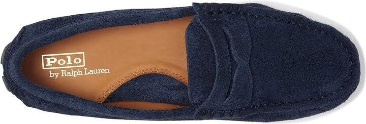 Polo Ralph Lauren Anders Suede Penny Drivers Men's Shoes Hunter Navy : 7.5 D - Medium - Image 2