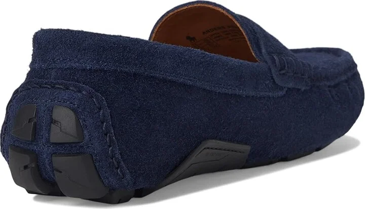 Polo Ralph Lauren Anders Suede Penny Drivers Men's Shoes Hunter Navy : 7.5 D - Medium - Image 4