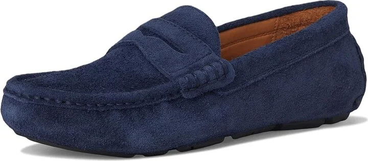 Polo Ralph Lauren Anders Suede Penny Drivers Men's Shoes Hunter Navy : 7.5 D - Medium - Image 5