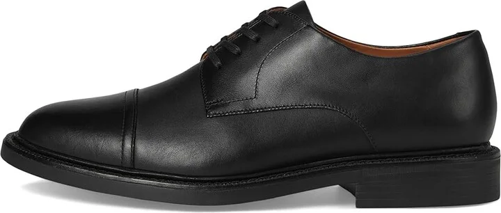Polo Ralph Lauren Asher Cap Toe Men's Shoes Black Calf Leather : 10 D - Medium - Image 6