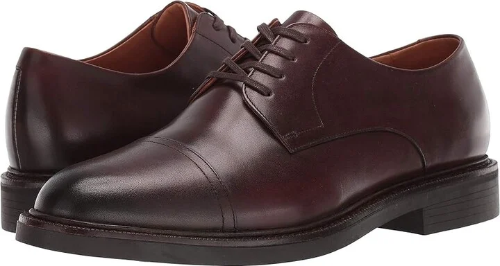 Polo Ralph Lauren Asher Cap Toe Men's Shoes Polo Brown Calf Leather : 11 D - Medium