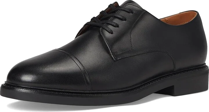 Polo Ralph Lauren Asher Captoe Men's Slip on Shoes Black : 10.5 D - Medium, Leather - Image 5
