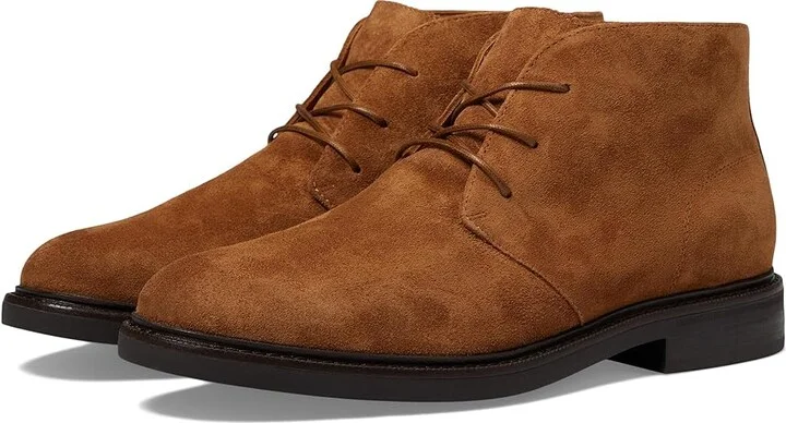 Polo Ralph Lauren Asher Suede Chukka Boot Men's Boots Teak : 7.5 D - Medium, Leather