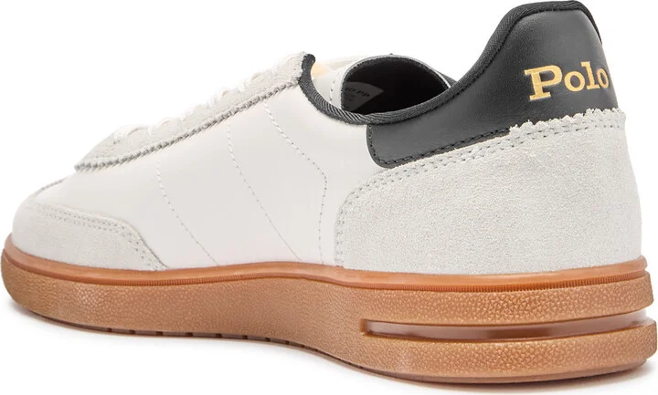 Polo Ralph Lauren Bedford Panelled Leather Sneakers - Image 2