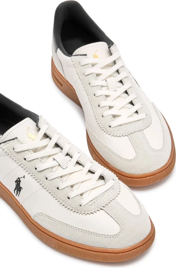 Polo Ralph Lauren Bedford Panelled Leather Sneakers - Image 3