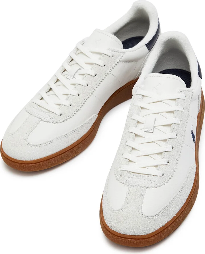 Polo Ralph Lauren Bedford Panelled Leather Sneakers - Image 3