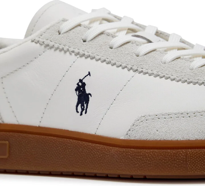 Polo Ralph Lauren Bedford Panelled Leather Sneakers - Image 4