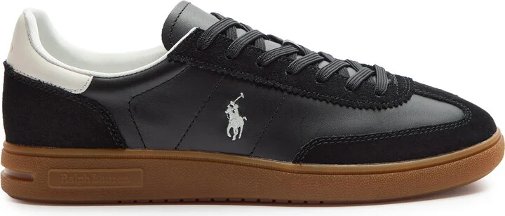 Polo Ralph Lauren Bedford Panelled Leather Sneakers