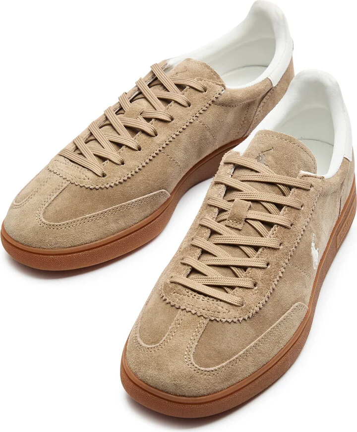 Polo Ralph Lauren Bedford Panelled Suede Sneakers - Image 3