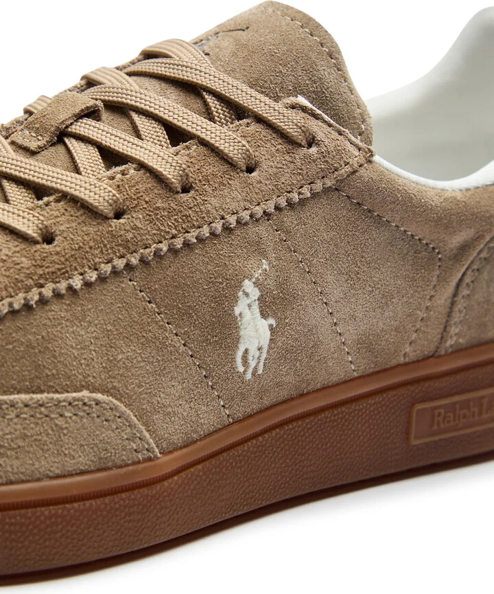Polo Ralph Lauren Bedford Panelled Suede Sneakers - Image 4