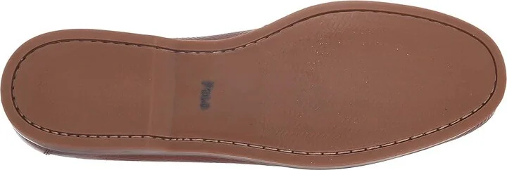 Polo Ralph Lauren Bienne Boat Shoe Men's Flat Shoes Tan Oiled Tumbled Leather : 7 M - Image 4