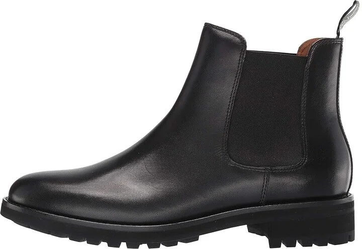 Polo Ralph Lauren Bryson Chelsea Boot Men's Shoes Black Dress Calf : 7 D - Medium, Leather - Image 7