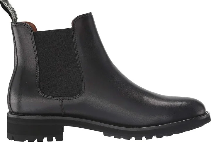Polo Ralph Lauren Bryson Chelsea Boot Men's Shoes Black Dress Calf : 7 D - Medium, Leather - Image 8