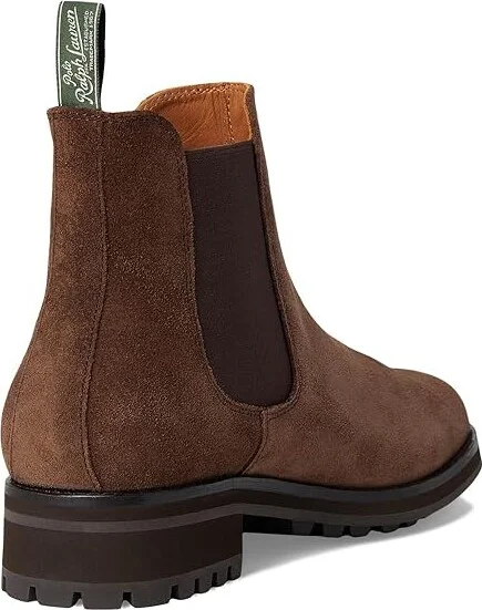 Polo Ralph Lauren Bryson Chelsea Boot Men's Shoes Brown 1 : 10 D - Medium, Suede/Leather - Image 4