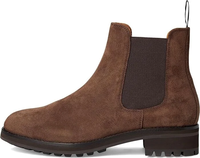 Polo Ralph Lauren Bryson Chelsea Boot Men's Shoes Brown 1 : 10 D - Medium, Suede/Leather - Image 6
