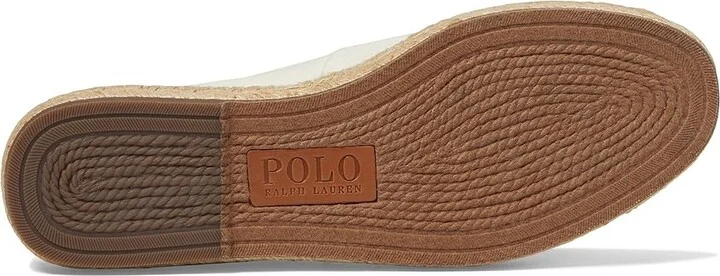 Polo Ralph Lauren Cevio Slip Men's Shoes Cream : 7 D - Medium, Cotton/Canvas - Image 3