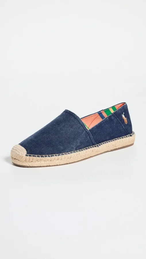 Polo Ralph Lauren Cevio Slip Washed Canvas Espadrilles - Image 2