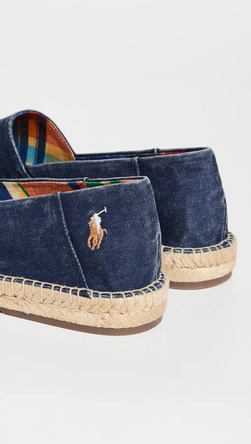 Polo Ralph Lauren Cevio Slip Washed Canvas Espadrilles - Image 4