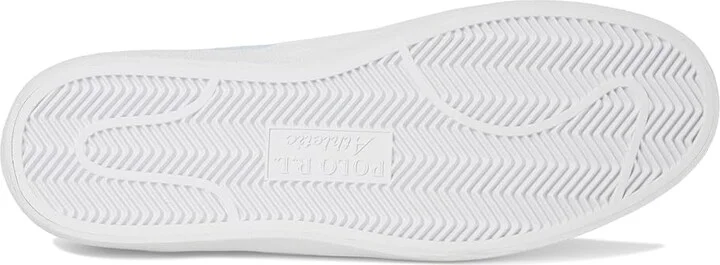 Polo Ralph Lauren Court Vulc Leather-suede Sneaker Men's Shoes Light Blue : 7.5 D - Medium, Leather/Rubber/Suede - Image 3