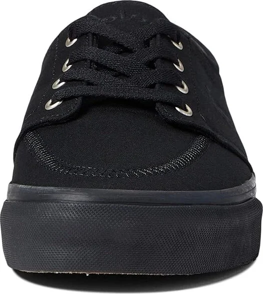Polo Ralph Lauren Faxon X Low-Top Canvas Sneaker Men's Shoes Black/Black : 10.5 D - Medium - Image 5