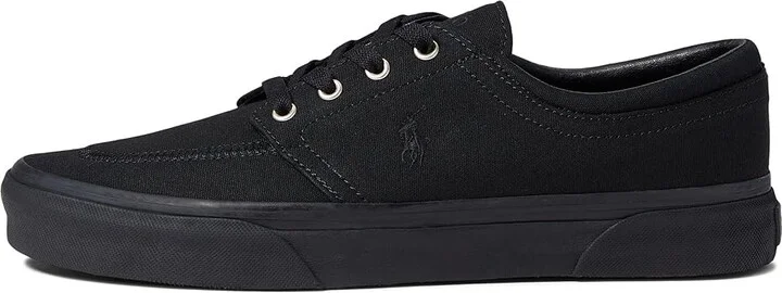 Polo Ralph Lauren Faxon X Low-Top Canvas Sneaker Men's Shoes Black/Black : 10.5 D - Medium - Image 6