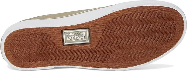 Polo Ralph Lauren Faxon X Low-Top Canvas Sneaker Men's Shoes Hampton Khaki/Multi : 10 D - Medium - Image 3
