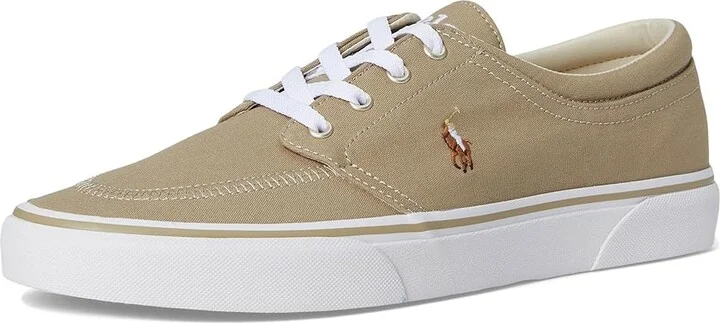 Polo Ralph Lauren Faxon X Low-Top Canvas Sneaker Men's Shoes Hampton Khaki/Multi : 10 D - Medium - Image 5