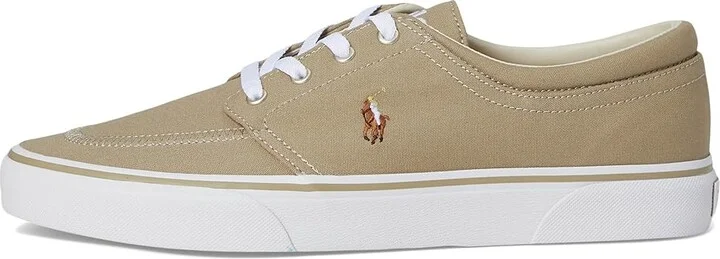 Polo Ralph Lauren Faxon X Low-Top Canvas Sneaker Men's Shoes Hampton Khaki/Multi : 10 D - Medium - Image 6