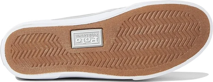 Polo Ralph Lauren Faxon X Low-Top Canvas Sneaker Men's Shoes Soft Grey/Multi : 7 D - Medium - Image 3