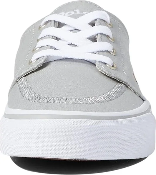 Polo Ralph Lauren Faxon X Low-Top Canvas Sneaker Men's Shoes Soft Grey/Multi : 7 D - Medium - Image 5