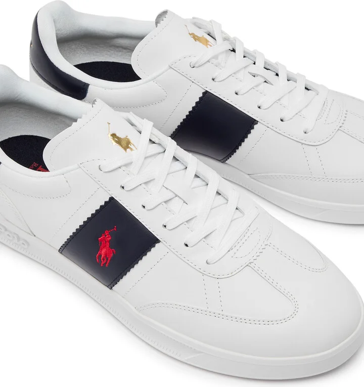 Polo Ralph Lauren Heritage Aera Panelled Leather Sneakers - Image 3