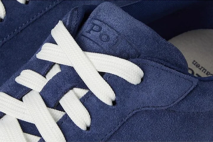 Polo Ralph Lauren Heritage Court II Men's Shoes Navy/Light Blue : 12 D - Medium, Leather - Image 7
