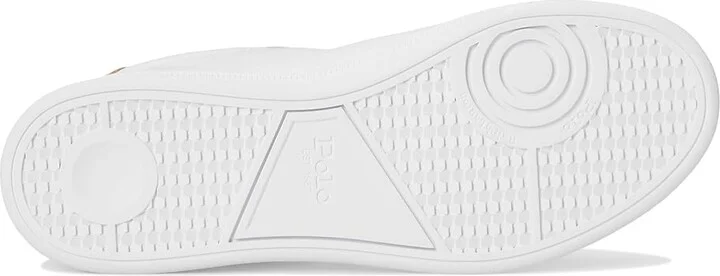 Polo Ralph Lauren Heritage Court II Men's Shoes White/Bone : 15 D - Medium, Leather - Image 3