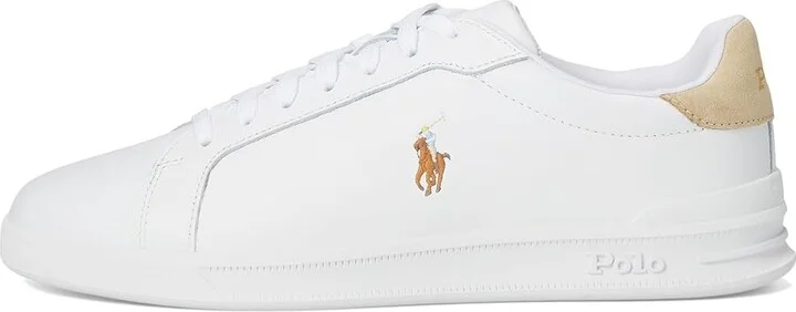Polo Ralph Lauren Heritage Court II Men's Shoes White/Bone : 15 D - Medium, Leather - Image 6