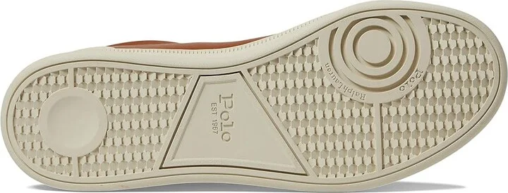 Polo Ralph Lauren Heritage Court II Sneaker Men's Shoes Brown : 10 D - Medium, Leather - Image 3