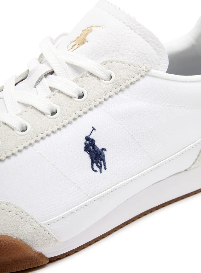 Polo Ralph Lauren Hester Panelled Canvas Sneakers - Image 4