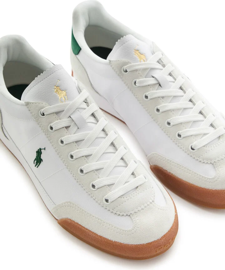 Polo Ralph Lauren Hester Panelled Canvas Sneakers - Image 3